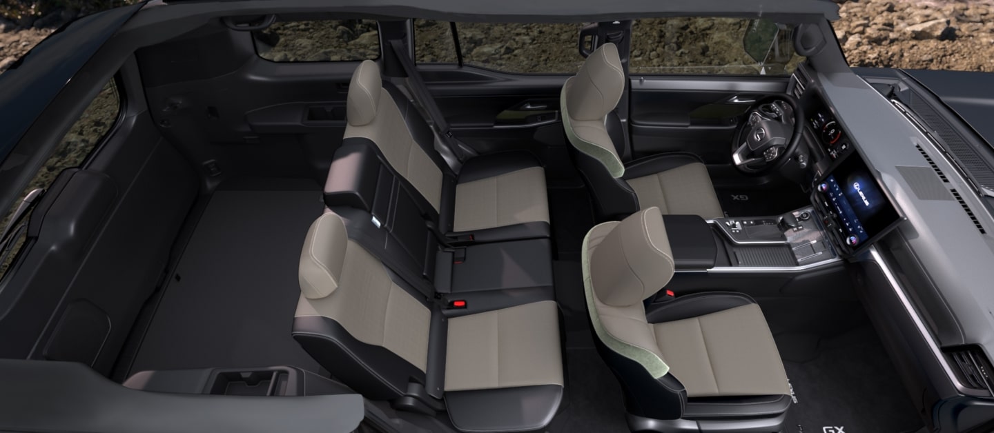 Chateau NuLuxe / Olive Ultrasuede® and Black Grained trim
